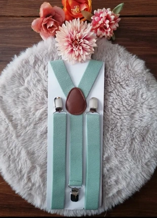 Bretelles vintage sauge pastel/menthe/vert d'eau tendance mariage 2026, marque: GMMboutique, état: Neuf sans étiquette, 6,00 €, 7,00 € Protection acheteurs (Pro) incluse