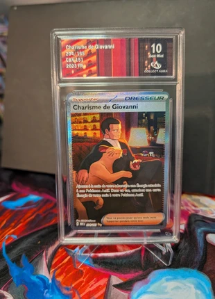 Charisme de Giovanni – 204/165 – EV01.5 – 2023 – FR – CollectAura 10 – Gem Mint, marke: Pokémon, zustand: Neu, 90,00 €, 95,20 € inklusive Vinted-Käuferschutz