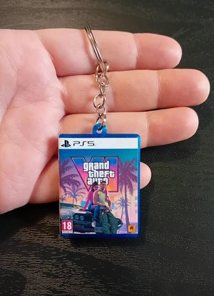 Grand theft auto VI GTA 6
Porte-clés réplique miniature 🔑
Playstation 5, marque: Mathilde P. Factory, état: Neuf avec étiquette, 5,00 €, 5,95 € Protection acheteurs incluse