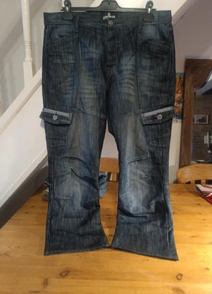 Jeans cargo Airwalk W36L (raccourci), marca: Airwalk, estado: Muito bom, tamanho: PT 46 | W36, €11.00, €12.25 inclui Proteção do Comprador