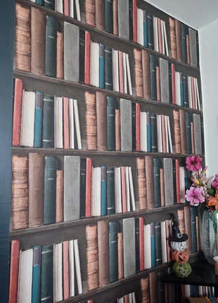 Papier peint bibliothèque, marque: sans, état: Très bon état, 2,00 €, 2,80 € Protection acheteurs incluse