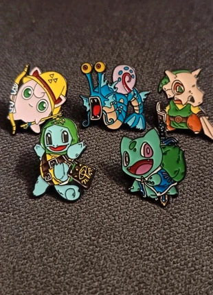 Lot de 5 Pins Pokémon x Zelda Édition Fanart 🏹, brand: Pokémon, condizioni: Ottime, €7.50, €8.58 include la Protezione acquisti