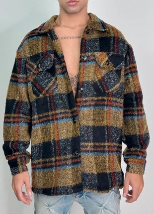 Camicione uomo invernale fantasia, multicolore. Nuovo con cartellino. Sku338. M., marque: camicione quadri, état: Neuf avec étiquette, taille: M, 10,45 €, 11,67 € Protection acheteurs incluse