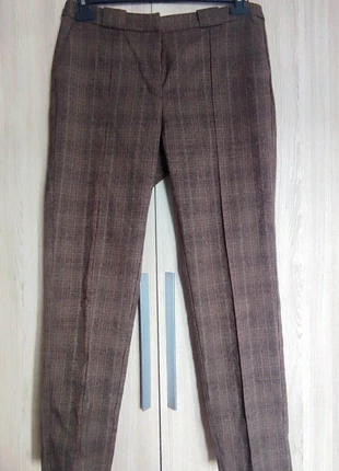 Pantalón cuadros color marrón talla 42 de mango, merk: Mango, staat: Heel goed, maat: XL / 42 / 14, € 12,00, € 13,30 inclusief Kopersbescherming