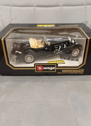 Mercedes-Benz 500K Roadster 1936 – Bburago – 1/18 – Noir – Avec boîte d’origine, marque: Mercedes, état: Bon état, taille: Prématuré, jusqu'à 44cm, 35,00 €, 37,45 € Protection acheteurs incluse