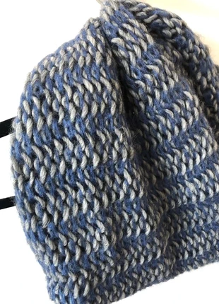 Cachecol de lã tricotado infinito (nunca usado), marque: Fabrication Artisanale, état: Neuf sans étiquette, 5,00 €, 5,95 € Protection acheteurs incluse