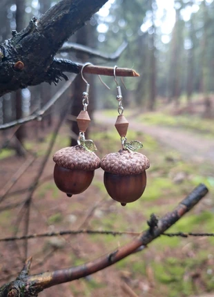 Ohrringe aus Eicheln, merk: Sonstiges, staat: Nieuw zonder prijskaartje, € 9,00, € 10,15 inclusief Kopersbescherming
