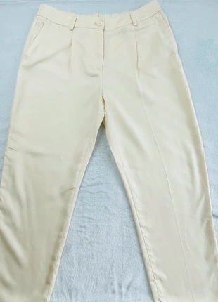 Pantalon Idylle femme chino crème maison 123 taille 42 éthique, marca: Maison 123, estado: Novo com etiquetas, tamanho: XL / 42 / 14, €25.00, €26.95 inclui Proteção do Comprador