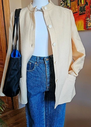 Veste en pure laine vintage made in france blanc cassé, brand: Vintage Dressing, condizioni: Ottime, taglia: L / IT 44 / EU 40, €43.00, €45.85 include la Protezione acquisti Pro