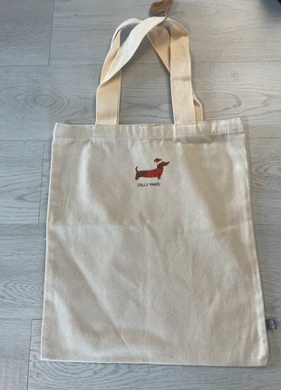 Teckel Chien Tote Bag Merry Christmas Coton 35x45 cm réutilisable, merk: Muy mucho, staat: Nieuw met prijskaartje, € 6,00, € 7,00 inclusief Kopersbescherming