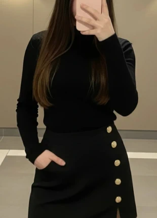 Jupe noire élégante avec boutons dorés – Taille S – Très bon état, brand: alena, condition: Very good, size: S / 36 / 8, €34.90, €37.35 includes Buyer Protection