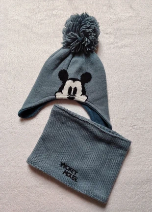 Bonnet + cache cou Disney, brand: Disney, condition: Very good, size: 2-3 years, 51 cm, €5.00, €5.95 includes Buyer Protection
