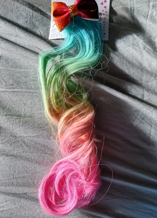Rainbow coloured hair clips, brand: Claire's, condition: New with tags, £2.50, £3.00 includes Buyer Protection