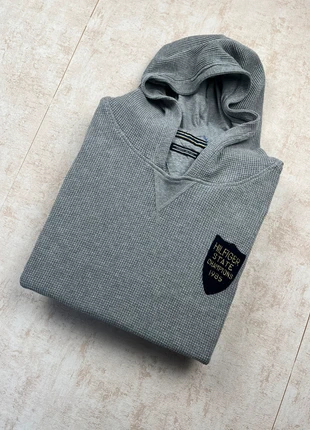 Sweat à capuche Tommy Hilfiger uni - taille L - gris - logo brodé, marca: Tommy Hilfiger, estado: Muy bueno, tamaño: L, 25,00 €, 26,95 € Protección al comprador Pro incluida