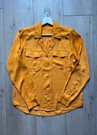 Mosterdgele satijnlook blouse van Costes – maat M, marca: Costes, estado: Muito bom, tamanho: M / 38 / 10, €5.00, €5.95 inclui Proteção do Comprador