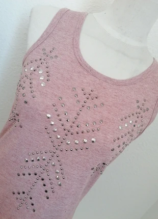 Débardeur couleur rose clou argenté taille unique =3€, brand: R&B, condizioni: Buone, taglia: Taglia unica, €3.00, €3.85 include la Protezione acquisti Pro