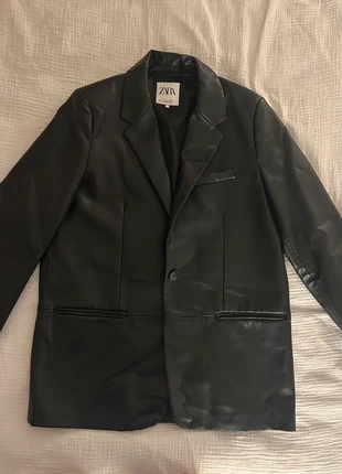 Blazer similicuir, marque: Zara, état: Très bon état, taille: M / 38 / 10, 14,00 €, 15,40 € Protection acheteurs incluse