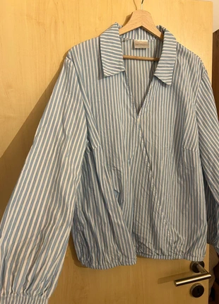 Wickelbluse Bon Prix, marke: bpc bonprix collection, zustand: Sehr gut, größe: 5XL / 50 / 22, 2,00 €, 2,80 € inklusive Vinted-Käuferschutz