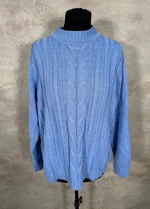 Pull Torsadé Vintage Cable Knit Hiver haland bleu lavande maille cable oversize taille L, brand: Vintage Dressing, condizioni: Ottime, taglia: L / IT 44 / EU 40, €12.00, €13.30 include la Protezione acquisti Pro