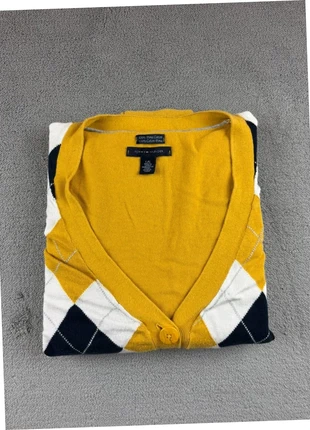 Gilet cardigans Tommy Hilfiger femme Moutarde taille L 100% coton, marque: Tommy Hilfiger, état: Très bon état, taille: L / 40 / 12, 11,90 €, 13,20 € Protection acheteurs incluse