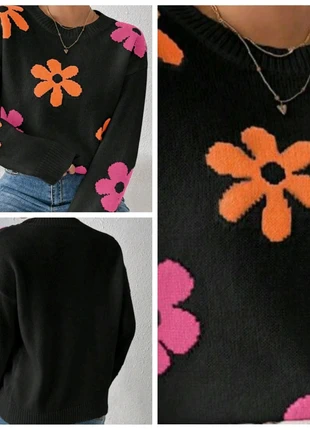 Trui met leuke bloemen print, marque: geen, état: Très bon état, taille: M / 38 / 10, 12,50 €, 13,83 € Protection acheteurs incluse