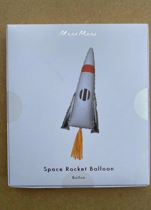 Meri Meri- Folieballon raket 106 cm, marca: Meri Meri, estado: Nuevo con etiquetas, 14,00 €, 15,40 € Protección al comprador incluida