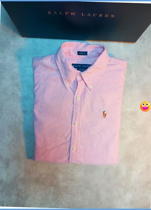 Chemise Ralph Lauren vintage rose logo premium pour femme taille 4 taille M, brand: Ralph Lauren, condition: Very good, size: M, €39.00, €41.65 includes Buyer Protection Pro