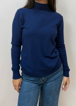 Jersey punto cuello semi alto azul - Talla M, marque: Punto, état: Neuf sans étiquette, taille: M / 38 / 10, 13,00 €, 14,35 € Protection acheteurs incluse