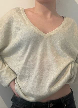 Pull col en V, marke: Monoprix, zustand: Neu, größe: M / 38 / 10, 12,00 €, 13,30 € inklusive Vinted-Käuferschutz