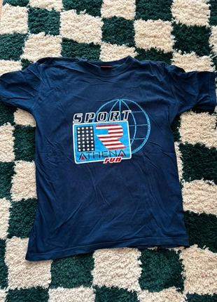 Camiseta vintage azul, brand: Vintage, condizioni: Ottime, taglia: S, €20.00, €21.70 include la Protezione acquisti