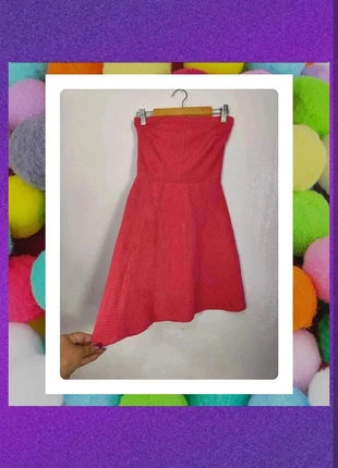 Minivestido palabra de honor en tendencia rosa barbie 🌹, marque: Bershka, état: Très bon état, taille: S / 36 / 8, 2,50 €, 3,33 € Protection acheteurs incluse