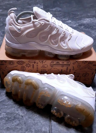 Nike Air VaporMax Plus Triple White Pure Platinum 924453-100 Sneakers Running Casual Shoes, brand: Nike, condition: Good, size: 8, £49.95, £53.15 includes Buyer Protection