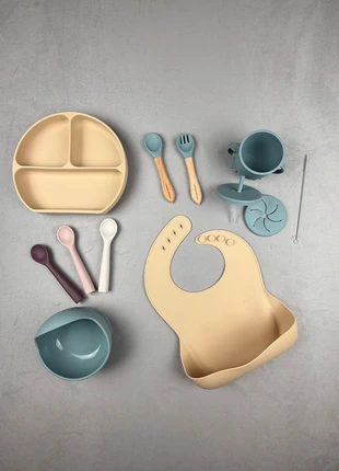 Coffret Repas Bébé Fille 9 Pièces Silicone Sans BPA – Idéal DME ou Cadeau – Neuf, brand: la magie des kids, condition: New with tags, €16.98, €18.53 includes Buyer Protection Pro