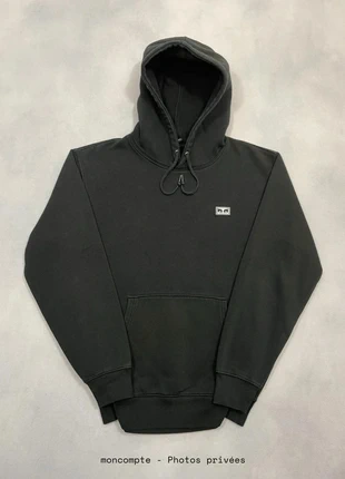 Sweat Obey Noir coupe large Loose fit Hoodie Taille S #604, marke: Obey, zustand: Sehr gut, größe: S, 49,00 €, 52,15 € inklusive Vinted-Käuferschutz