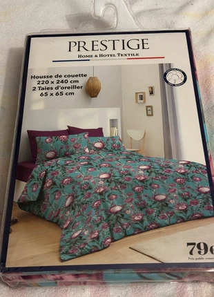 Prestige – Parure neuve 220x240 cm 100 % qualité, marque: prestige, état: Neuf sans étiquette, taille: King Size (220-240 cm x 220-260 cm), 11,98 €, 13,28 € Protection acheteurs incluse
