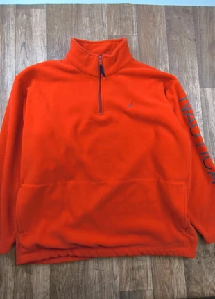 Veste polaire sweat pull half zip Nautica taille xxl 2xl orange (BF377), marca: Nautica, estado: Muito bom, tamanho: XXL, €8.00, €9.10 inclui Proteção do Comprador