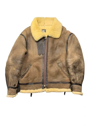 Blouson aviateur en laine de mouton Avirex vintage - taille 48, marque: Avirex, état: Très bon état, taille: XL, 400,00 €, 420,70 € Protection acheteurs incluse