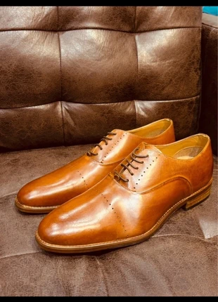 Tan leather toecap shoes for man m872, brand: TAN, condition: New with tags, size: 11, £70.00, £74.20 includes Buyer Protection
