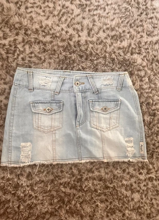 Abercrombie and fitch denim mini skirt -2000s/Y2k (Size small), brand: Abercrombie & Fitch, condition: Very good, size: S / UK 8-10, £10.00, £11.20 includes Buyer Protection