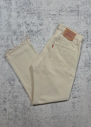 👖 Jean Levi’s 501 Made in France 1997 W30 L27 M Homme Beige Vintage Raccourci Old Money Retro, marque: Levi Strauss & Co., état: Très bon état, taille: S / 36 / 8, 109,95 €, 116,15 € Protection acheteurs (Pro) incluse