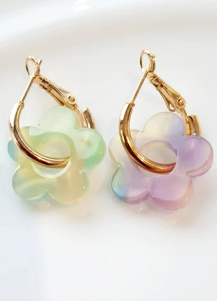 Boucles d’oreilles fleur 20 mm – acier inoxydable, condition: New without tags, €5.90, €6.90 includes Buyer Protection
