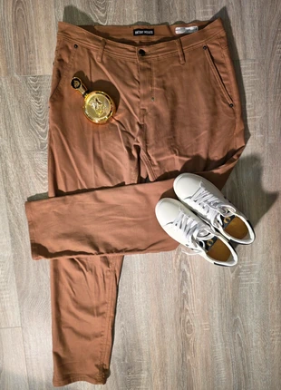 Antony Morato w38– Pantalon Marron Homme – Élégance Italienne Chic, merk: Antony Morato, staat: Nieuw met prijskaartje, maat: M / 38 / 10, € 24,00, € 25,90 inclusief Kopersbescherming