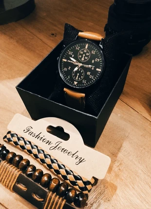 Montre fantaisie homme style vintage - Neuf -, état: Neuf sans étiquette, taille: 30–38 mm, 6,00 €, 7,00 € Protection acheteurs incluse