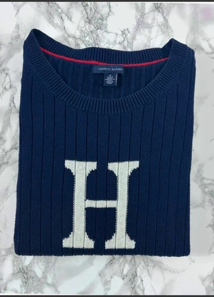 Pull Tommy Hilfiger Bleu Marine / Col Rond / Logo brodé / Taille M Femme, brand: Tommy Hilfiger, condition: Very good, size: M / 38 / 10, €23.00, €24.85 includes Buyer Protection