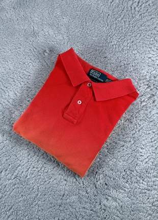 Ralph Lauren Polo XXL Dégradé rouge jaune Custom Fit Coton Logo Brodé / Gradient Cotton 00355, marca: Ralph Lauren, estado: Muy bueno, tamaño: XXL, 13,00 €, 14,35 € Protección al comprador Pro incluida