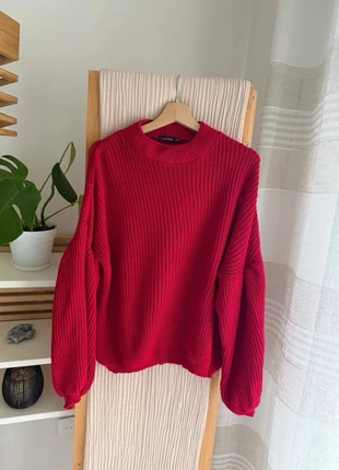 Pull chaud bordeaux oversize – col rond doux T.M, marque: Boohoo, état: Très bon état, taille: M / 38 / 10, 5,00 €, 5,95 € Protection acheteurs incluse
