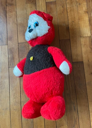 grande peluche vintage ours rouge et marron – années 70/80, marque: Collection, état: Bon état, taille: Taille unique, 15,00 €, 16,45 € Protection acheteurs incluse