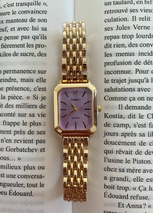 Montre à quartz pour femme rose et dorée, marque: Quartz, état: Neuf avec étiquette, taille: Taille unique, 10,00 €, 11,20 € Protection acheteurs incluse