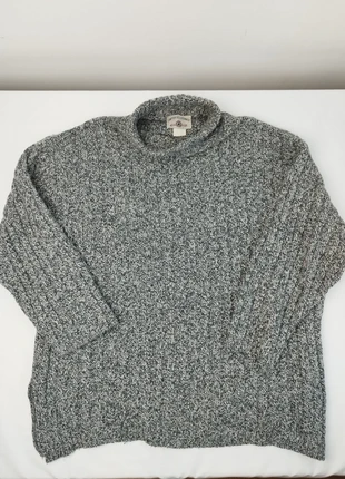 Pull col roulé comptoir des cotonniers L - gris chiné fair isle, brand: Comptoir des Cotonniers, condition: Good, size: L / 40 / 12, €20.00, €21.70 includes Buyer Protection