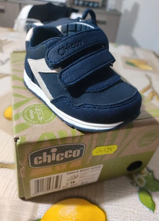 Scarpe primi passi Chicco blu e bianche n.19, marque: Chicco, état: Neuf sans étiquette, taille: 19, 15,00 €, 16,45 € Protection acheteurs incluse